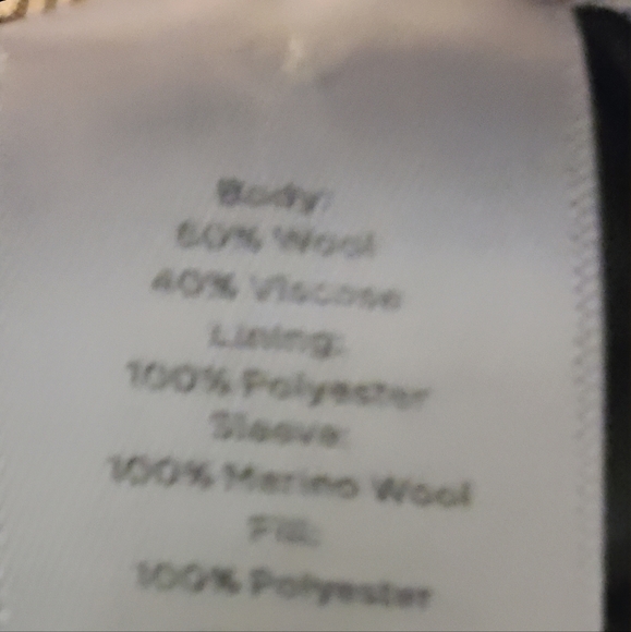 Talbots Wool Grey Blend Blazer size 12p - Picture 6 of 6